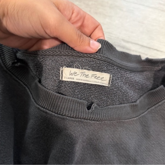 We The Free Camden Cropped Sweatshirt gray - Picture 4 of 5